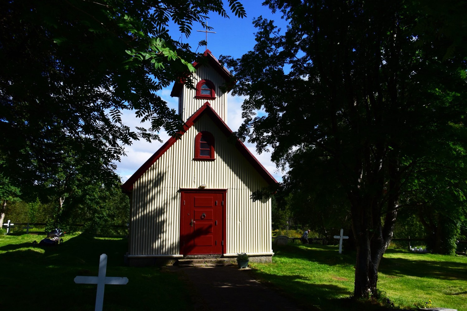 A country church on the Golden Circle