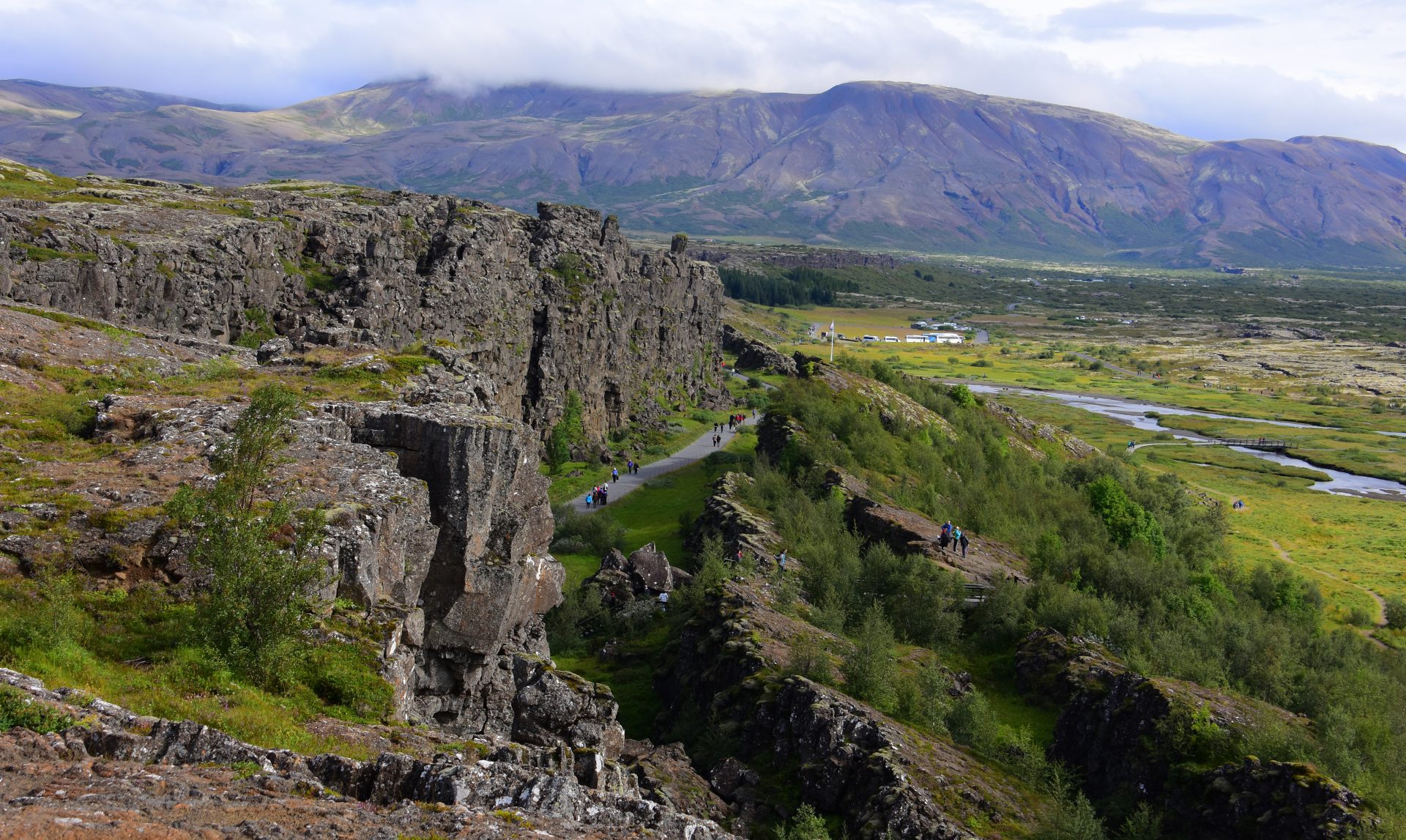 The rift valley at Þingvellir