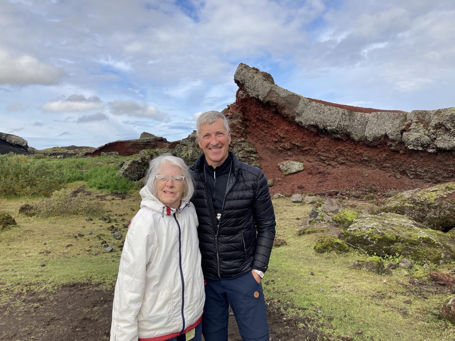 Guests on a day out with Pétur