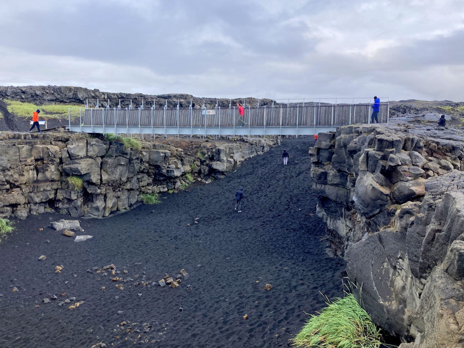 The Bridge Between Continents on Reykjanes