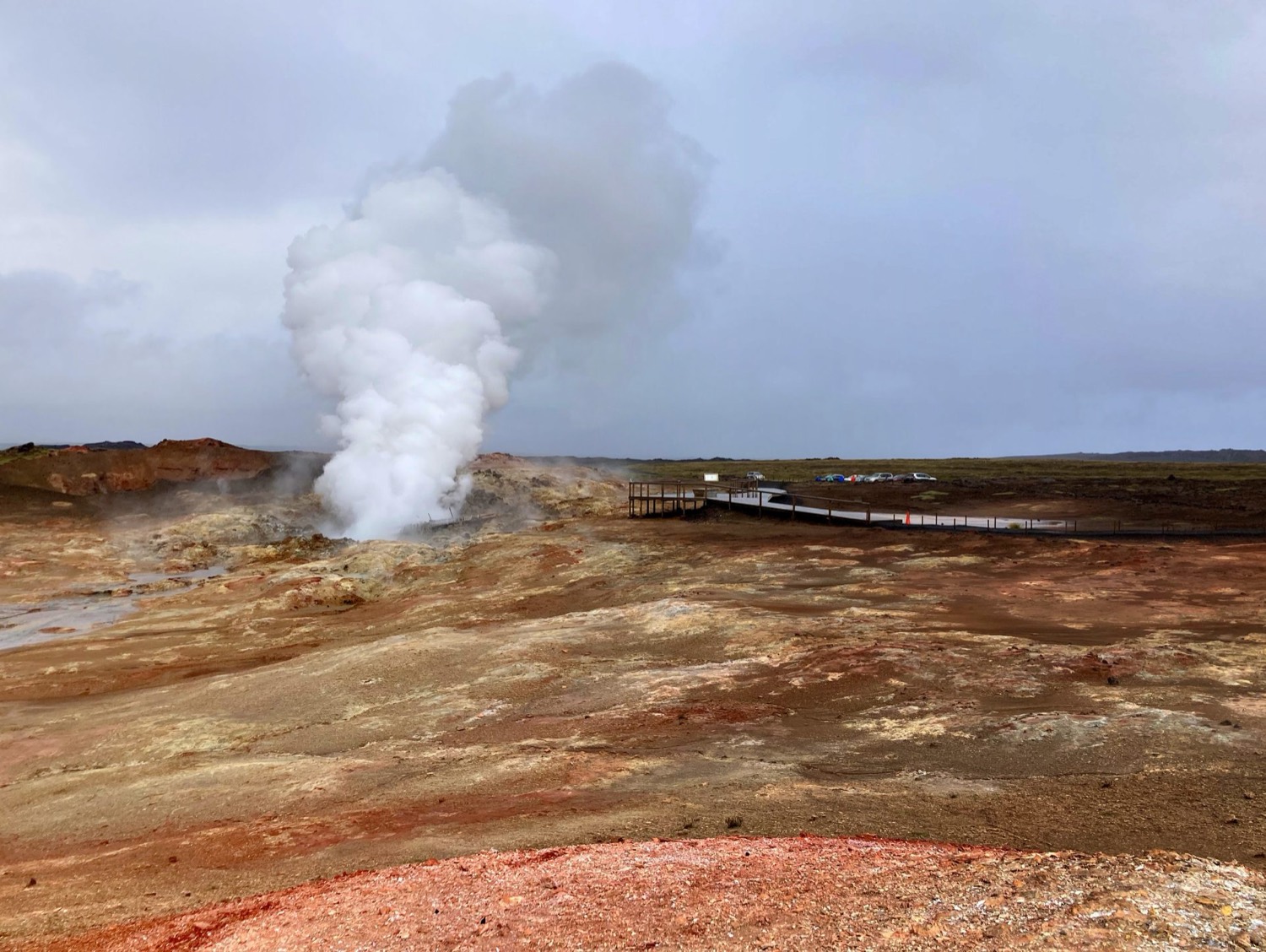 Steam rising from Gunnuhver