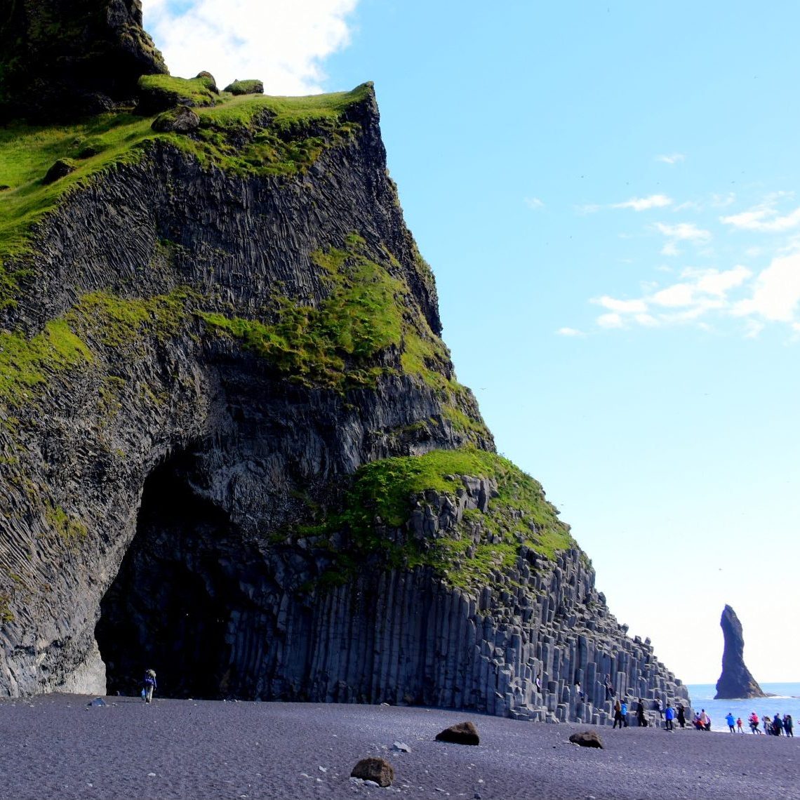 Basalt cliffs at Reynisfjara