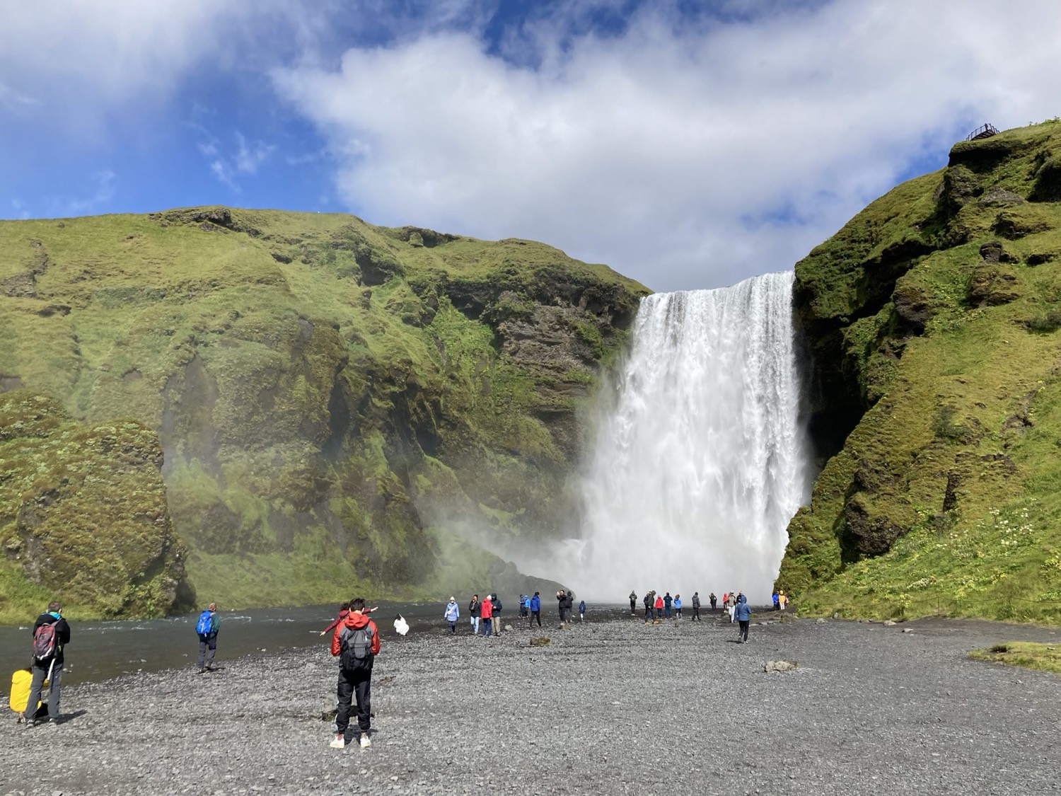 Skógafoss waterfall